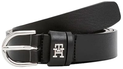 Tommy Hilfiger Essential TH Monogram Leather Belt
