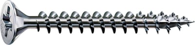 Universele schroef, 4 x 25 mm, 180 stuks, Voldraad, Verzonken kop, Kruiskop Z2, 4CUT, WIROX - 8000000277160