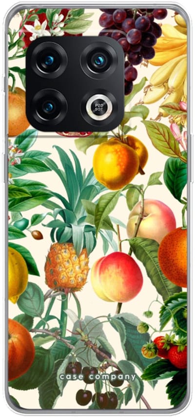 Case Company® - Hoesje geschikt voor OnePlus 10 Pro hoesje - Classic Flora - Soft Cover Telefoonhoesje - Bescherming aan alle Kanten en Schermrand