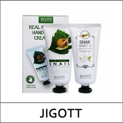 [JIGOTT] (a) Real Moisture Hand & Foot Cream Set (100ml+100ml) 1 Pack white