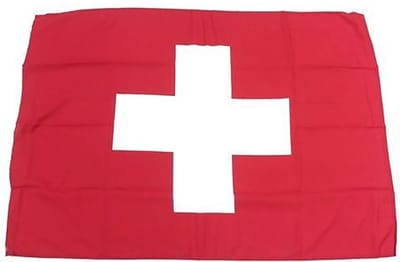Goldenship Zwitserse Vlag Rood 70 x 100 cm