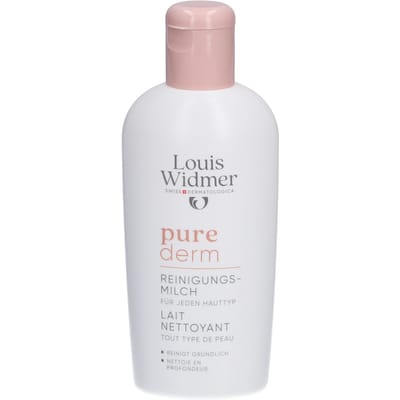 Louis Widmer Purederm Reinigingsmelk Zonder Parfum 200 Melk