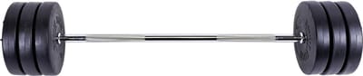 Gorilla Sports Halterset 38 kg - Kunststof - Halter met Gewichten -30 mm