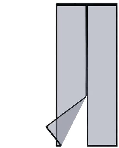 BIXc®- Magnetisch Vliegengordijn, Hordeur, Insectenbescherming, Duurzamer, Veilig voor huisdieren, Sterkere Magneten,Breed Klittenband.
