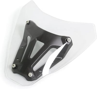 Motorfiets Windscherm - Winddeflector Kuipruit - Comfortabel Rijden - Verlaagt Windweerstand - Voor MT-07 2021-2022 - Zwart