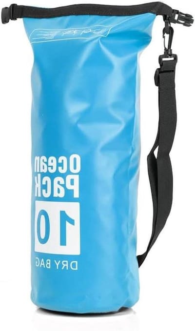 Waterdichte Tas - Dry bag - 10L - Ocean Pack - Dry Sack - Survival Outdoor Rugzak - Drybags - Boottas - Zeiltas -Blauw