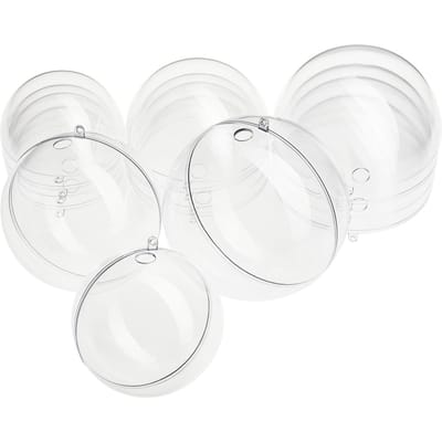 VBS Acryl bal met gat "Assorti", set van 9