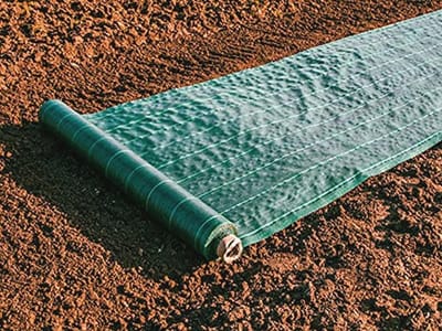 Mulchdoek groen 1.05 m x 5 m - 100 g/m² - Onkruidbestrijding en Plantenbescherming
