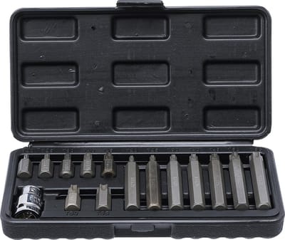 BGS - Torx bitset 15 delig - T20 - T25 - T30 - T40 - T45 - T50 - T55 - Komplete set -  BGS 5040