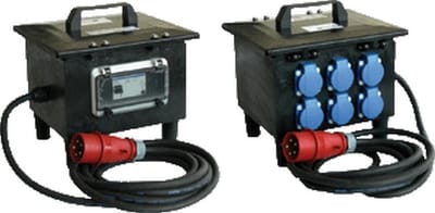 Mennekes stroomverdeler 6-voudig 16A 5-polig 400V IP44 (21.250.00)