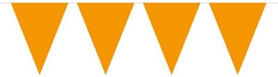 Folat - Vlaggenlijn XL Effen Oranje 10 meter - WK voetbal 2026 - WK voetbal versiering - Olympische spelen