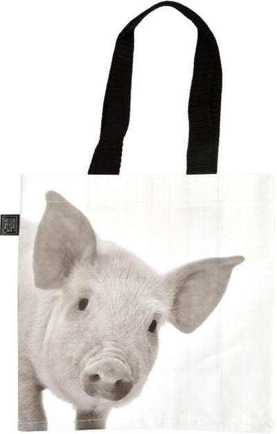 Mini tas met biggetje
