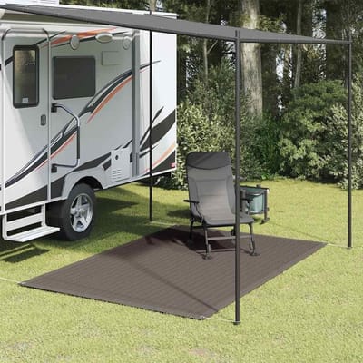 Tenttapijt | Outdoor buiten kleed 250x300 cm antraciet