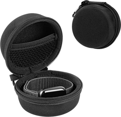 Draagbare Horloge Reisdoos met Zachte Pluche Voering, Geschikt voor 45mm-40mm Horloges, Ideaal voor Organisatie en Bescherming tijdens Reizen