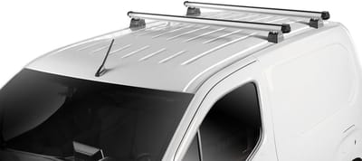 Dakdragers geschikt voor Citroën Jumpy III 2016-heden Green Valley Pro-Plus aluminium - 2 dragers
