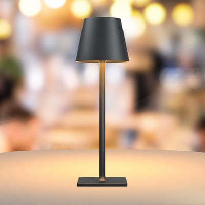 BOTC Oplaadbare tafellampen - Draadloze lamp met 800 mAh-batterij - Draagbare tafellamp voor binnen - Draadloos - 1 Stuk