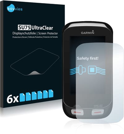 Savvies - Screenprotector voor Garmin Approach G8 - Folie Beschermfolie transparant 6 Stuks