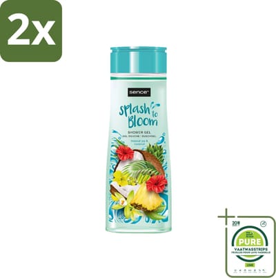 Sence - Tropical Joy & Coconut - Douchegel - Exotisch - 300 ml - Voordeelverpakking - 2 stuks - Douchegel kokos - Tropisch geur