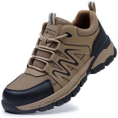 Nouvelles Chaussures d'Assurance Travail d'Été Anti-écrasement et Anti-perforation Isolantes à Embout Plastique Chaussures de Travail 46