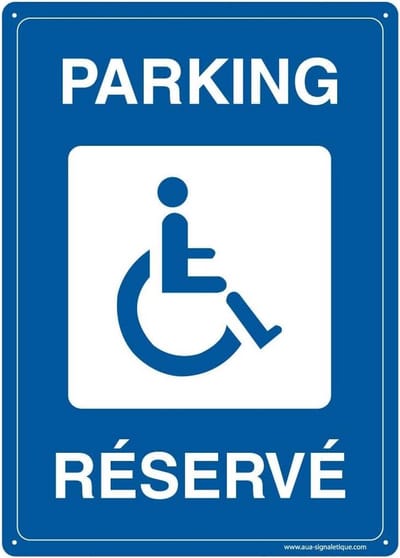 Voorgeboorde Rechthoekige Hardschuim Plaat met Afgeronde Hoeken voor Parkeerplaats Handicap