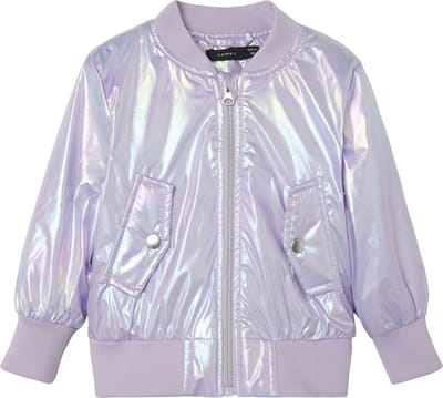 NAME IT NMFMOVIE BOMBER JACKET FOIL Meisjes Jas - Orchid Bloom - Maat 110