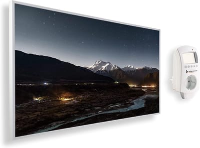 Infrarood Verwarming - Wandpaneel - Ruimte Verwarmen - Met Thermostaat - 120x60cm - Wit