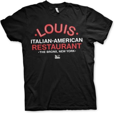 The Godfather Louis Restaurant T-shirt zwart