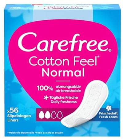 Katoenen Pantyliners Normaal met Verfrissende Geur - 56 Stuks