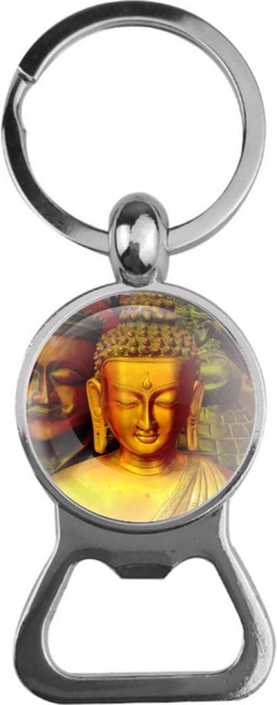 Bieropener Glas - Buddha