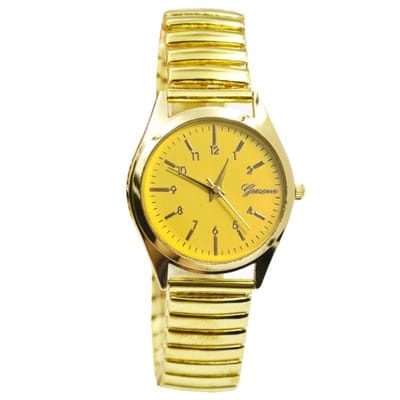 Fako® - Horloge - Rekband - Rond - 38mm - Zilverkleurig