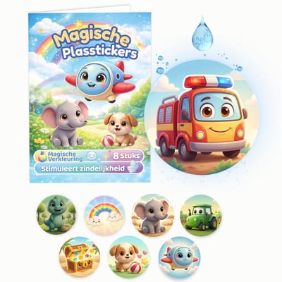 Verkleurende Plasstickers - 8 Magische Stickers voor Zindelijkheidstraining