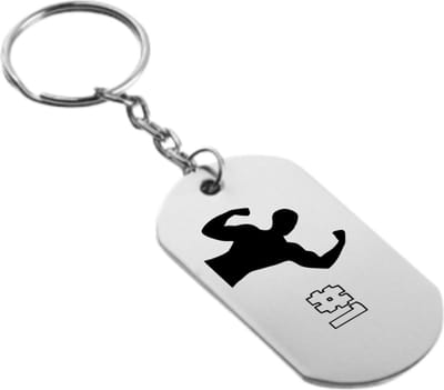 Akyol - fitness sleutelhanger - Fitness - sporters - cadeau - 54 x 29mm