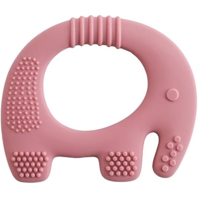 Baby Bijtring Voedselkwaliteit Siliconen Bijtringen Cartoon Dieren Eend Doe-het-zelf Voeding Bijtring Fopspeen Clip Baby Speelgoed Bijtring Accessoires