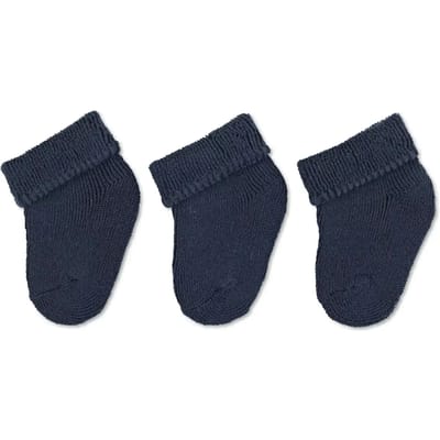 Sokken met volledige pluche voering voor babyjongens Sterntaler unicolore (x3)