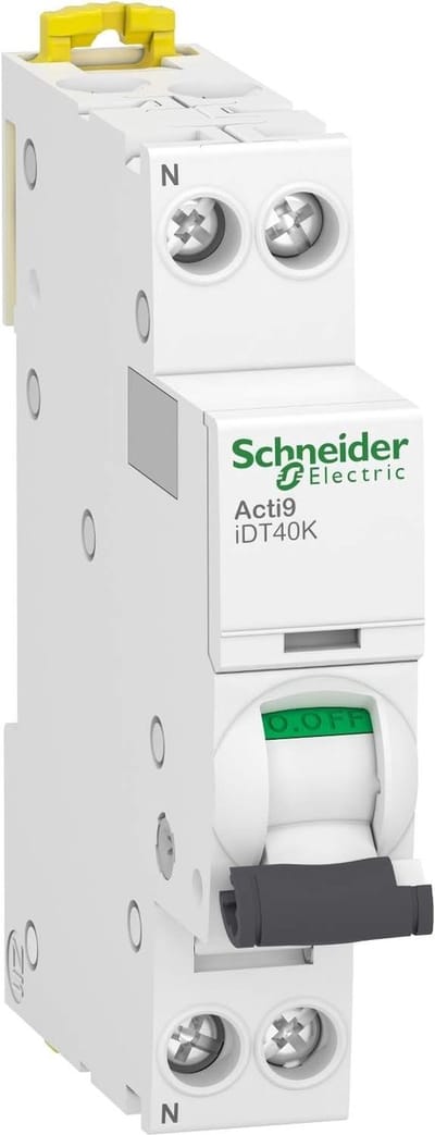 Zekering Automaat - Mini Stroomonderbreker - Leiding Beveiliging - Curve C 4500A - 1P+N 25A