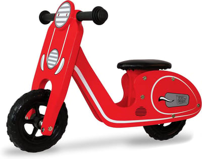 Houten Scootert zonder Pedalen voor Kinderen - Perfect voor Balans en Fiets Overgang
