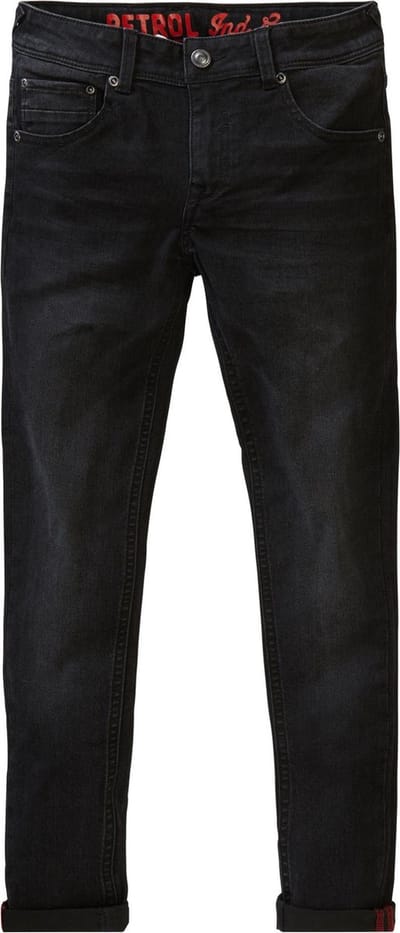 Petrol Industries Jongens Jeans Nolan - Narrow Fit - Spijkerbroek - Broeken - Kinderkleding - Zwart - Maat 128