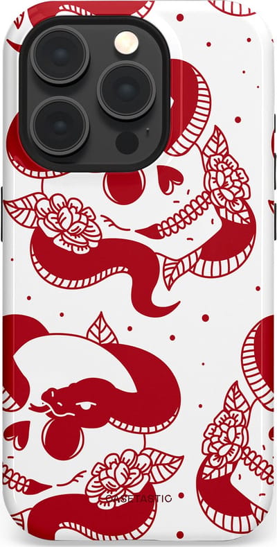 Casetastic Hoesje Geschikt voor Apple iPhone 15 Pro Magsafe - Stijlvolle Beschermende Duo-layer Case - Beet van de nacht