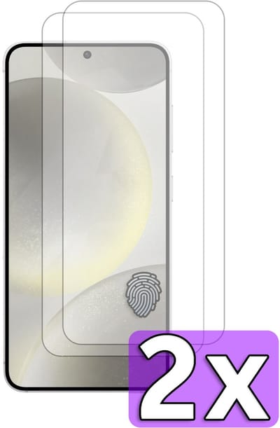 Casemania Glas Geschikt voor Samsung Galaxy S25 Edge - Glazen Screenprotector - Gehard Tempered Glass - Vingerafdruk-ID Compatibel - 2 Stuks