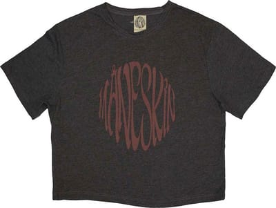 Maneskin - Warped Logo Crop top - XL - Grijs