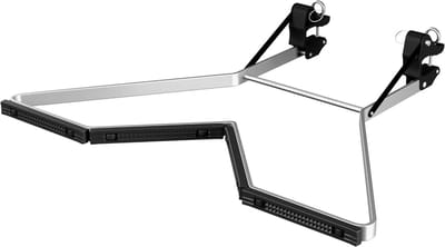 Muurhaak Ladder - Laddersteun Ladderhaak - Veilig Werken - Universeel Toepasbaar - 67x9.5 cm - Grijs