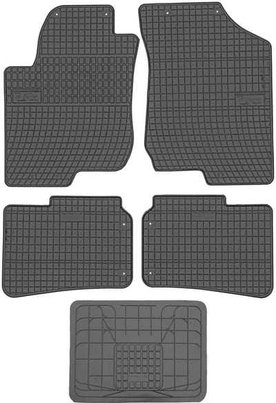 FROGUM - Hyundai i30 - 2007-2012 - Zwarte Rubbermatten - Zonder Stoppers