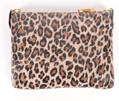 Giuliano Nubuck schoudertas Amy - Leer - Panter Beige - Dames - Made in Italy