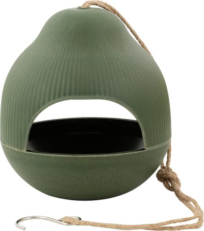 Point-Virgule - Voederhuisje tuinvogels - Hangend - Jagersgroen - ø18cm H19cm