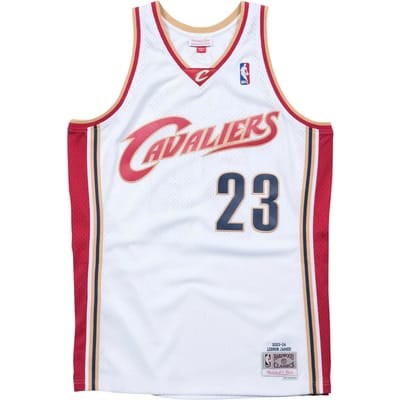 T-shirt Korte Mouw Mitchell And Ness Nba Cleveland Cavaliers 0304 Lebron James Swingman