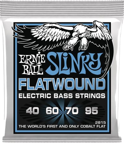Ernie Ball Slinky Flatwound Bass - Basgitaarsnaren - Extra Slinky - 40-95 - Flatwound