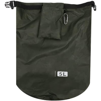 Sac étanche pliable en PVC pour l'extérieur, idéal pour le rangement, le transport, le camping, la randonnée, la plage ou l'armée 5L