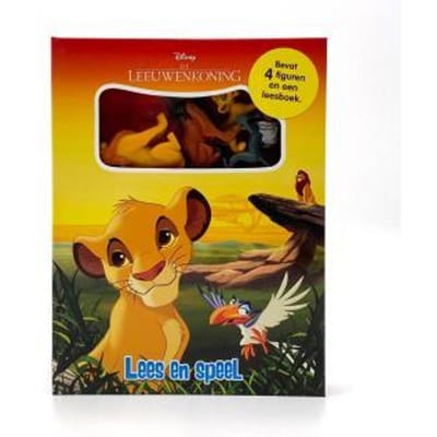 Disney Lion King Speel & Leesboek met 4 figuren Educatieve boeken (spelletjes en raadsels)