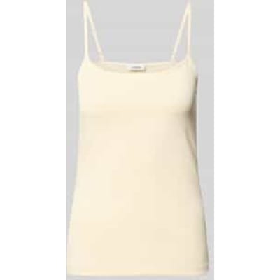 T-shirt van jersey met fijne bandjes slim fit dames s.Oliver