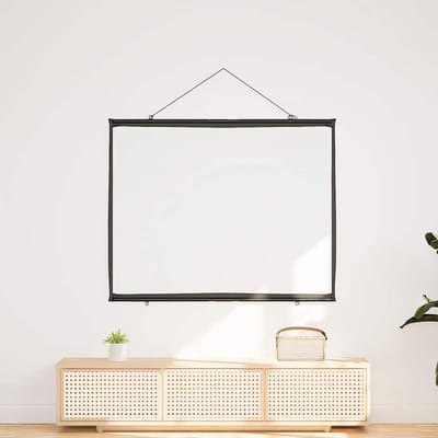 Projectiescherm - Projector Canvas - Thuisbioscoop Kantoor - Mat Wit Scherm - 60 Inch 4:3 - Mat Wit